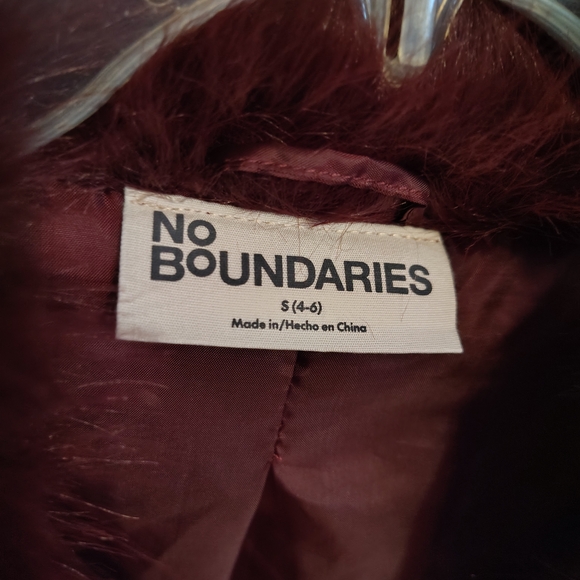 Plum Faux Fur Jacket - Picture 3 of 9